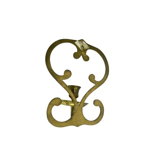 2 vintage Brass candlestick holder Taper and Wall Sconce - Picture 6 of 12